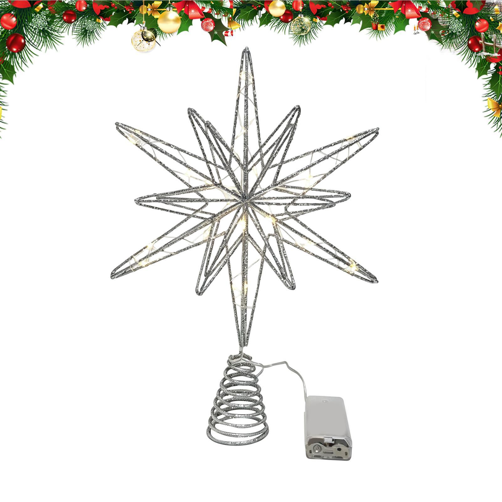 Star Tree Topper - Звездный топпер для елки с подсветкой,