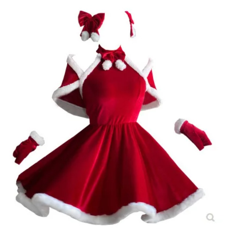 Elf Costume Christmas - Костюм для косплея на Рождество, аксессуары,