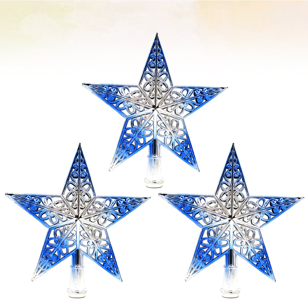 Star Tree Topper - 3 шт. 20 см полая звезда