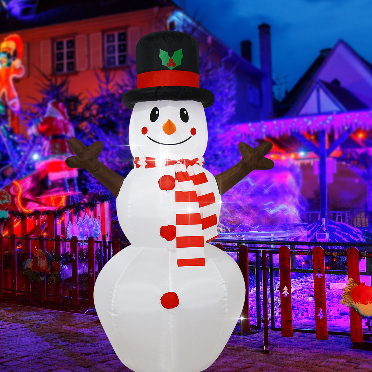 Рождественские надувные уличны – обзор и цена Christmas Lights Outdoor