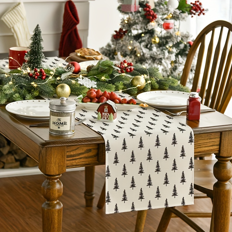 Простая рождественская елка, д – обзор и цена Christmas Table Runner