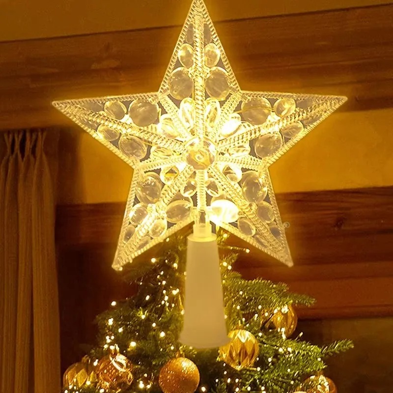 Светящийся рождественский топп – обзор и цена Star Tree Topper