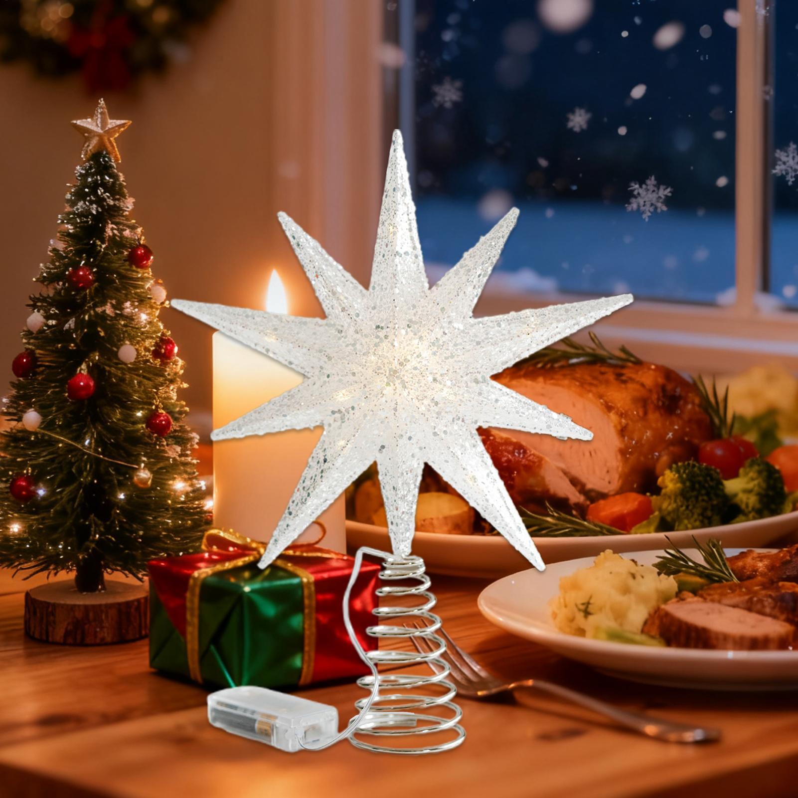 Рождественская звезда, топпер  – обзор и цена Star Tree Topper