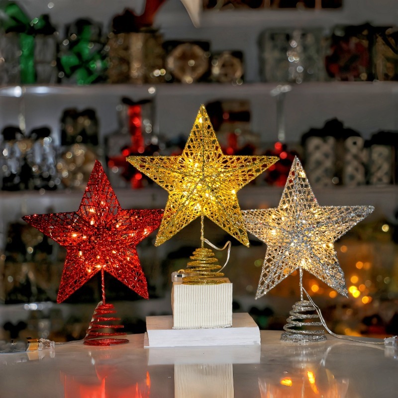 Рождественская елка, блестящий – обзор и цена Star Tree Topper