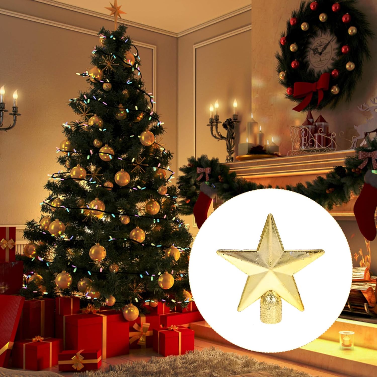 6 см Мини Рождественская елка  – обзор и цена Star Tree Topper
